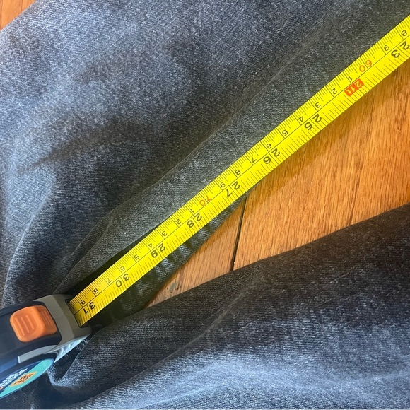 ANTHROPOLOGIE Flare BELL BOTTOMS Jeans Black Denim Boho bootcut y2k Sz 26 Edwin - Picture 8 of 10